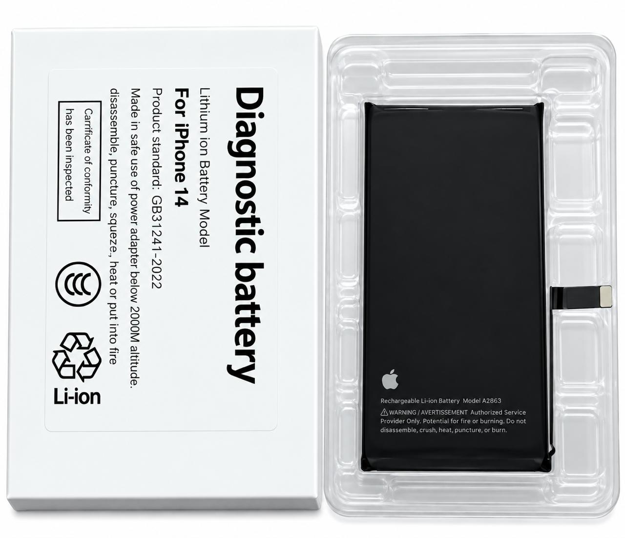 iPhone 14 — аккумулятор с верификацией