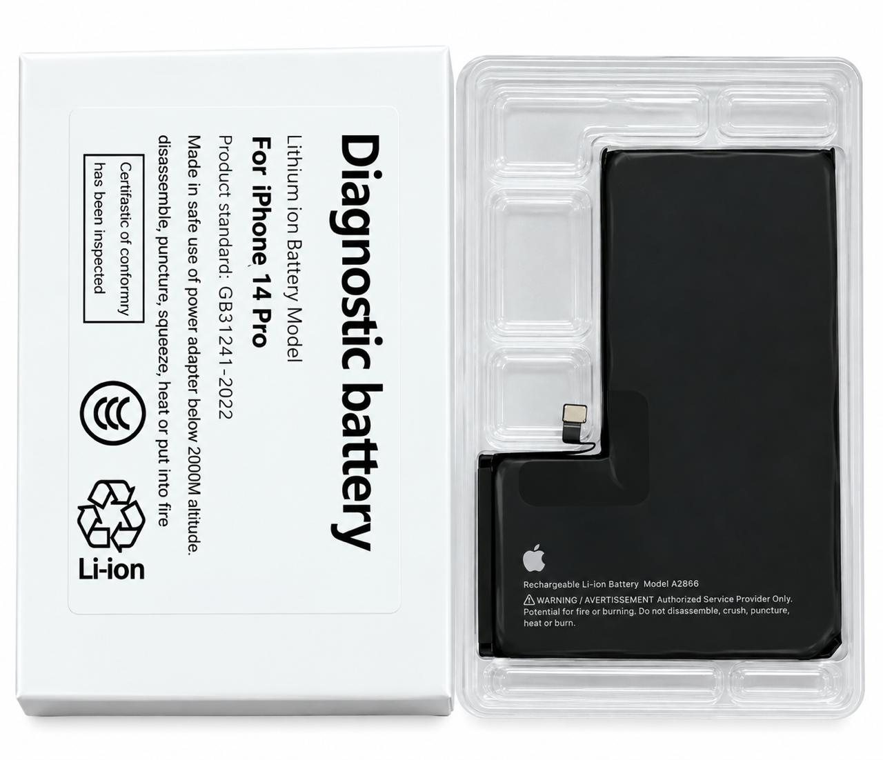 iPhone 14 Pro — аккумулятор с верификацией